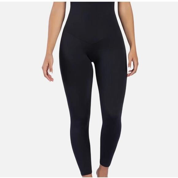 Curveez High Waist Leggings Stunning Shape Compression Black XL CUR49709 NWT - Picture 1 of 9